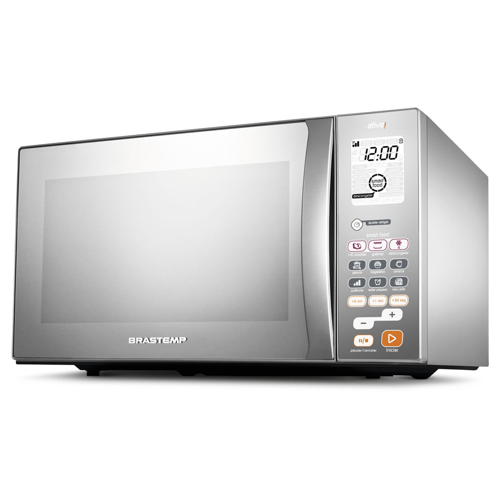 Microondas Brastemp 38 Litros Espelhado BMJ38 Catral
