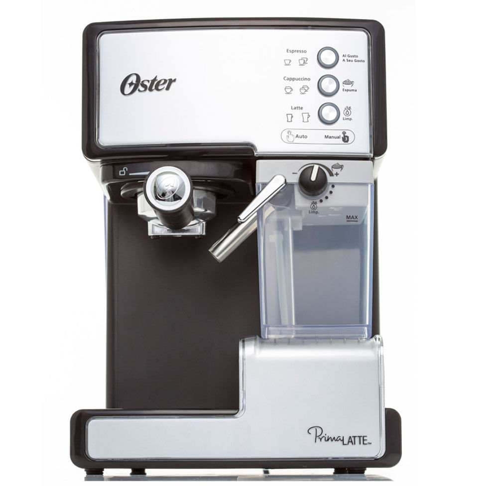 Máquina de Café Expresso Automática Prima Latte Prata Oster - Catral