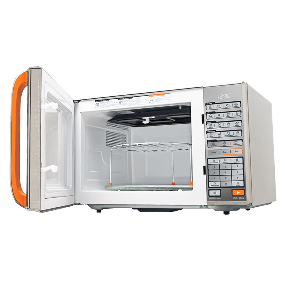 Microondas Midea Liva, Espelhado, 30L, Função Grill MTAEG42 Catral