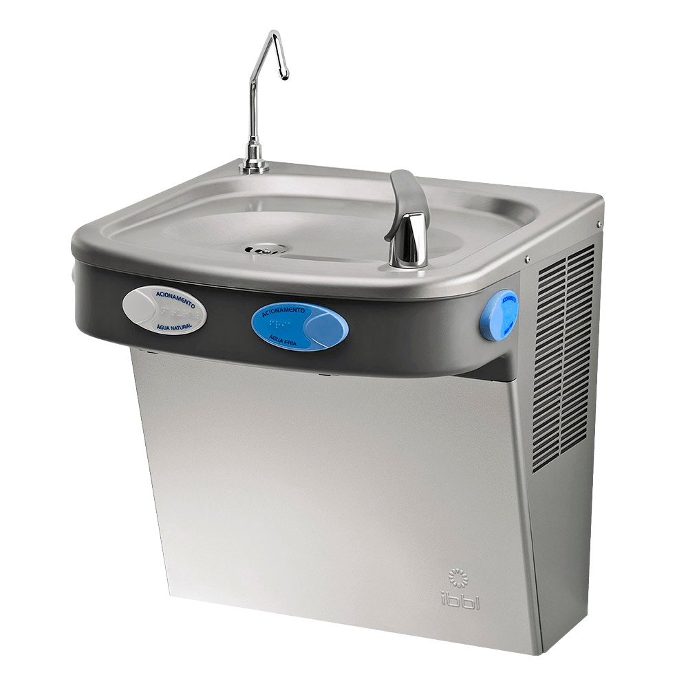 Máquinas de Água Máquina de água fria e natural em aço inox 