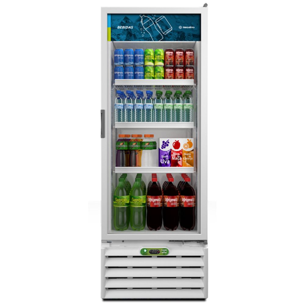 Expositor Refrigerado Vertical 350 Litros Metalfrio Frost Free Porta de Vidro VB40RL Catral
